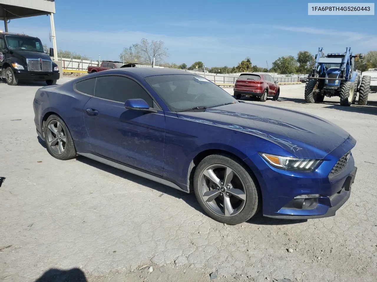 2016 Ford Mustang VIN: 1FA6P8TH4G5260443 Lot: 76974714