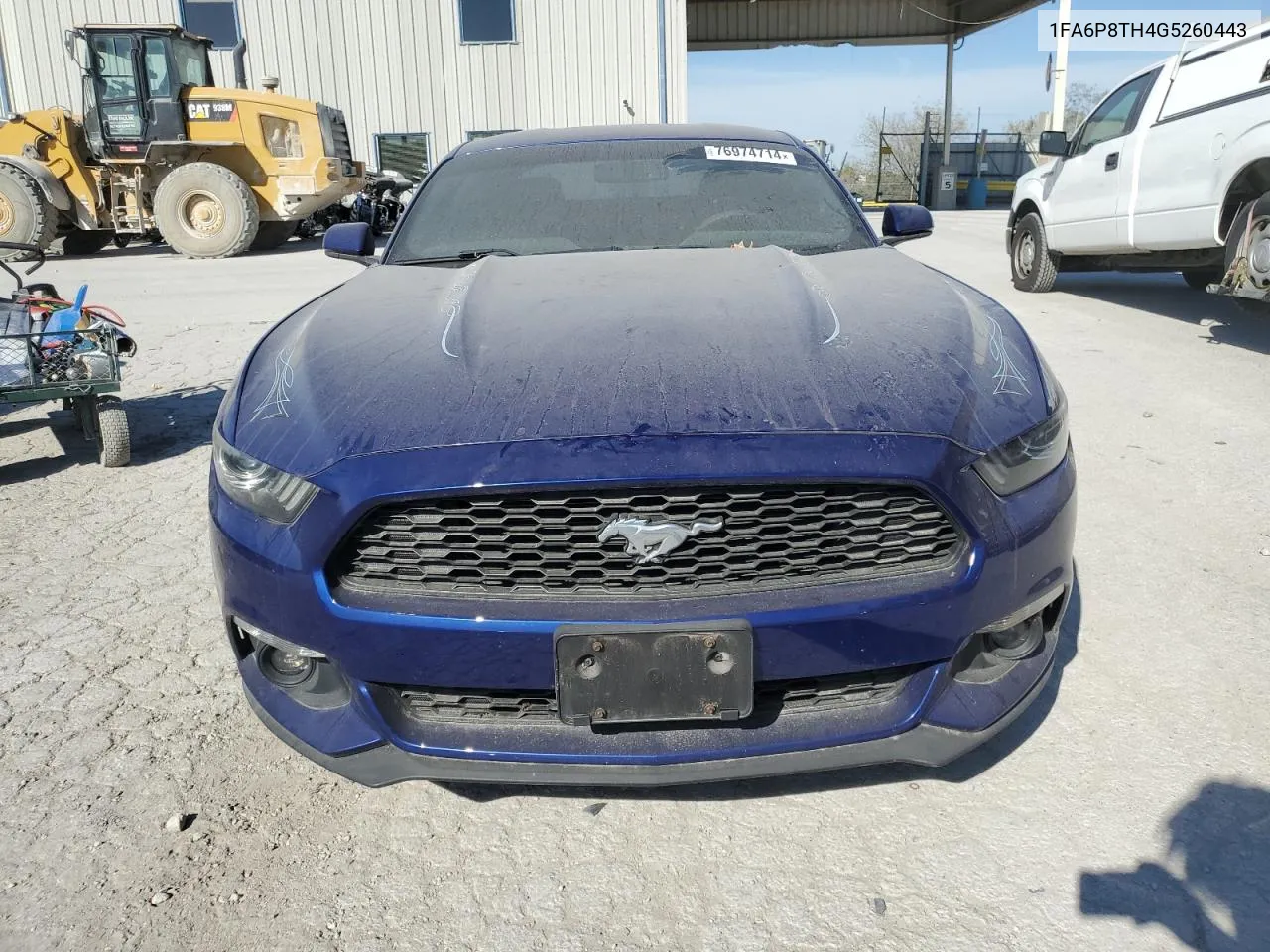 2016 Ford Mustang VIN: 1FA6P8TH4G5260443 Lot: 76974714