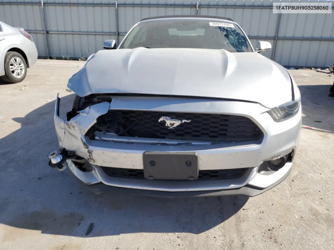 2016 Ford Mustang VIN: 1FATP8UH9G5258060 Lot: 76977494