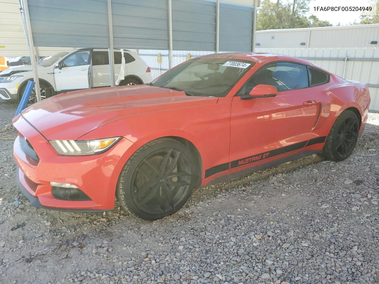 2016 Ford Mustang Gt VIN: 1FA6P8CF0G5204949 Lot: 77003674