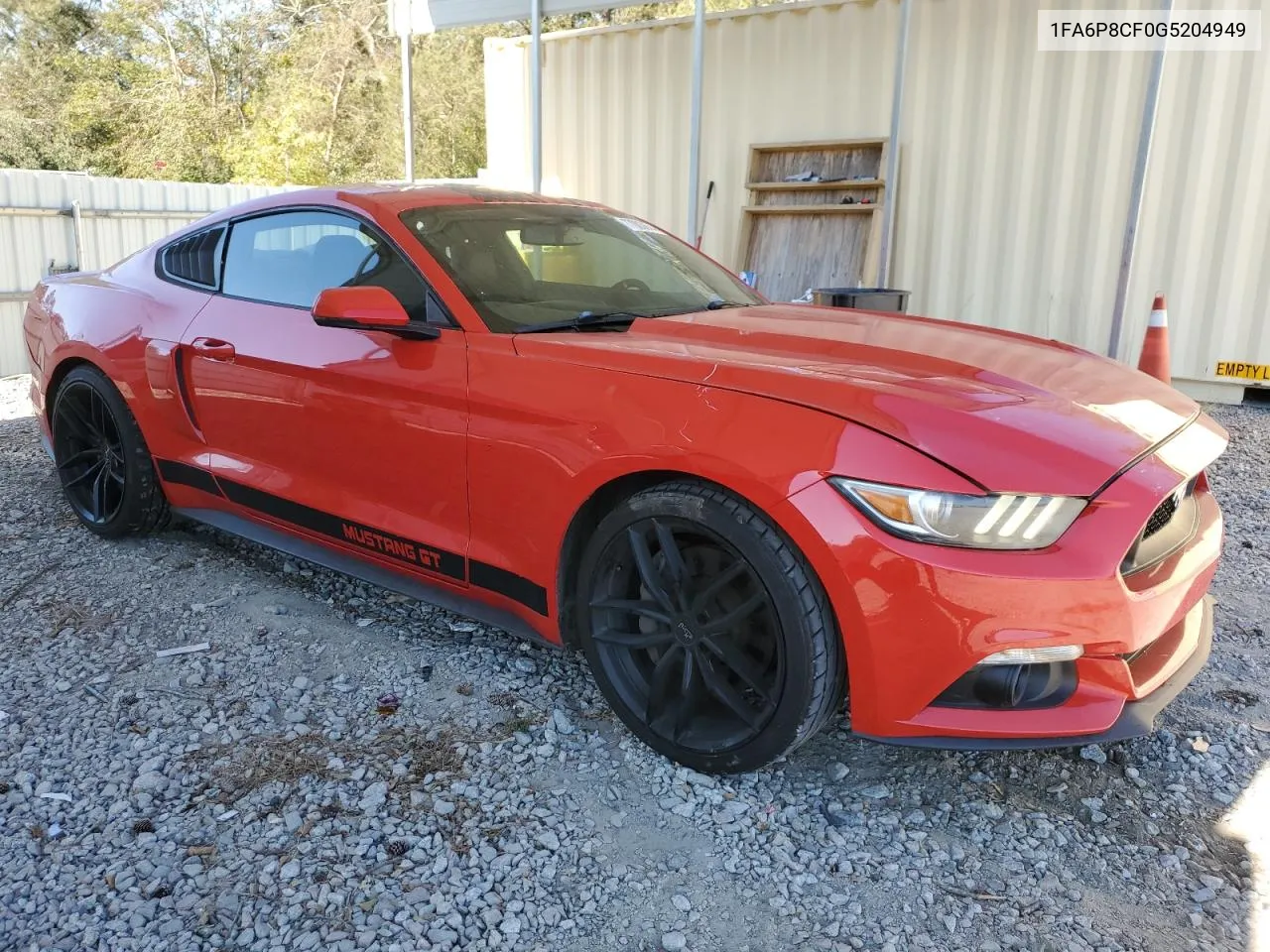 2016 Ford Mustang Gt VIN: 1FA6P8CF0G5204949 Lot: 77003674