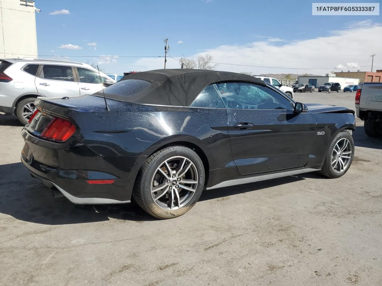 2016 Ford Mustang Gt VIN: 1FATP8FF6G5333387 Lot: 77011574