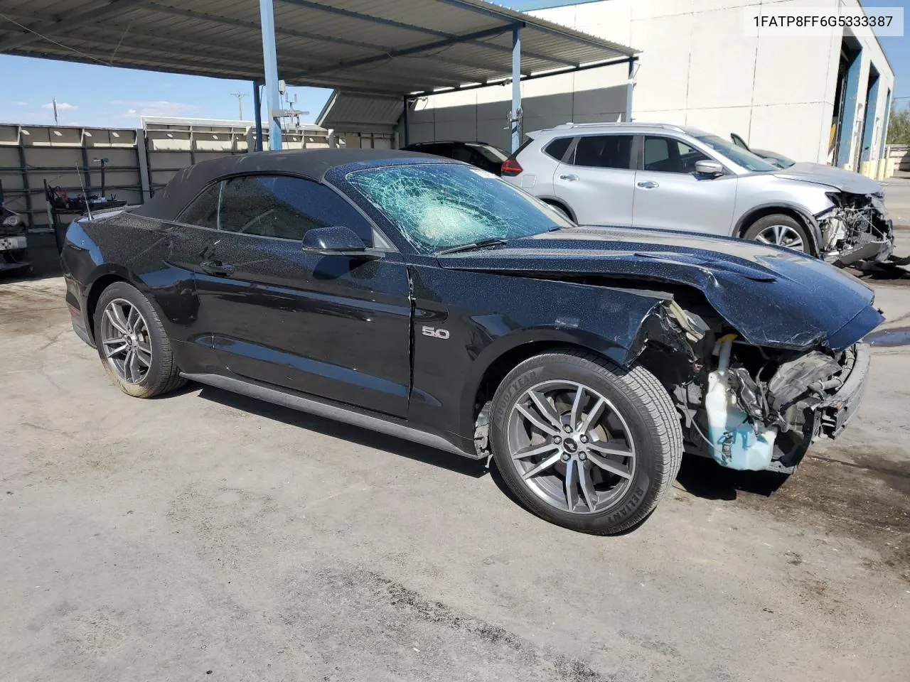 2016 Ford Mustang Gt VIN: 1FATP8FF6G5333387 Lot: 77011574