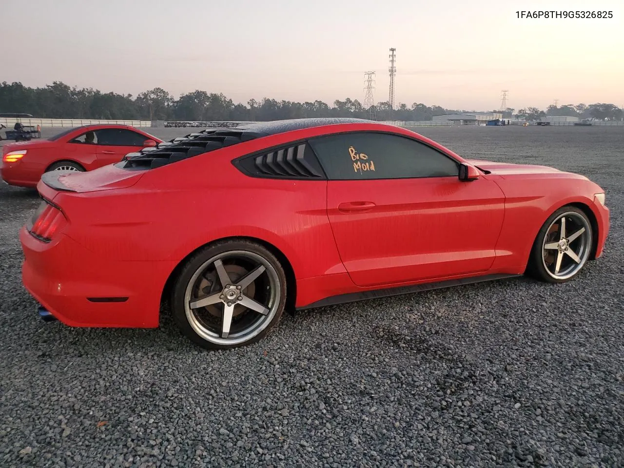 2016 Ford Mustang VIN: 1FA6P8TH9G5326825 Lot: 77322494