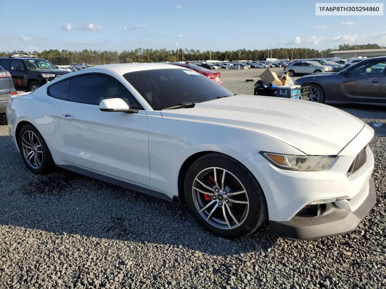 2016 Ford Mustang VIN: 1FA6P8TH3G5294860 Lot: 77407074