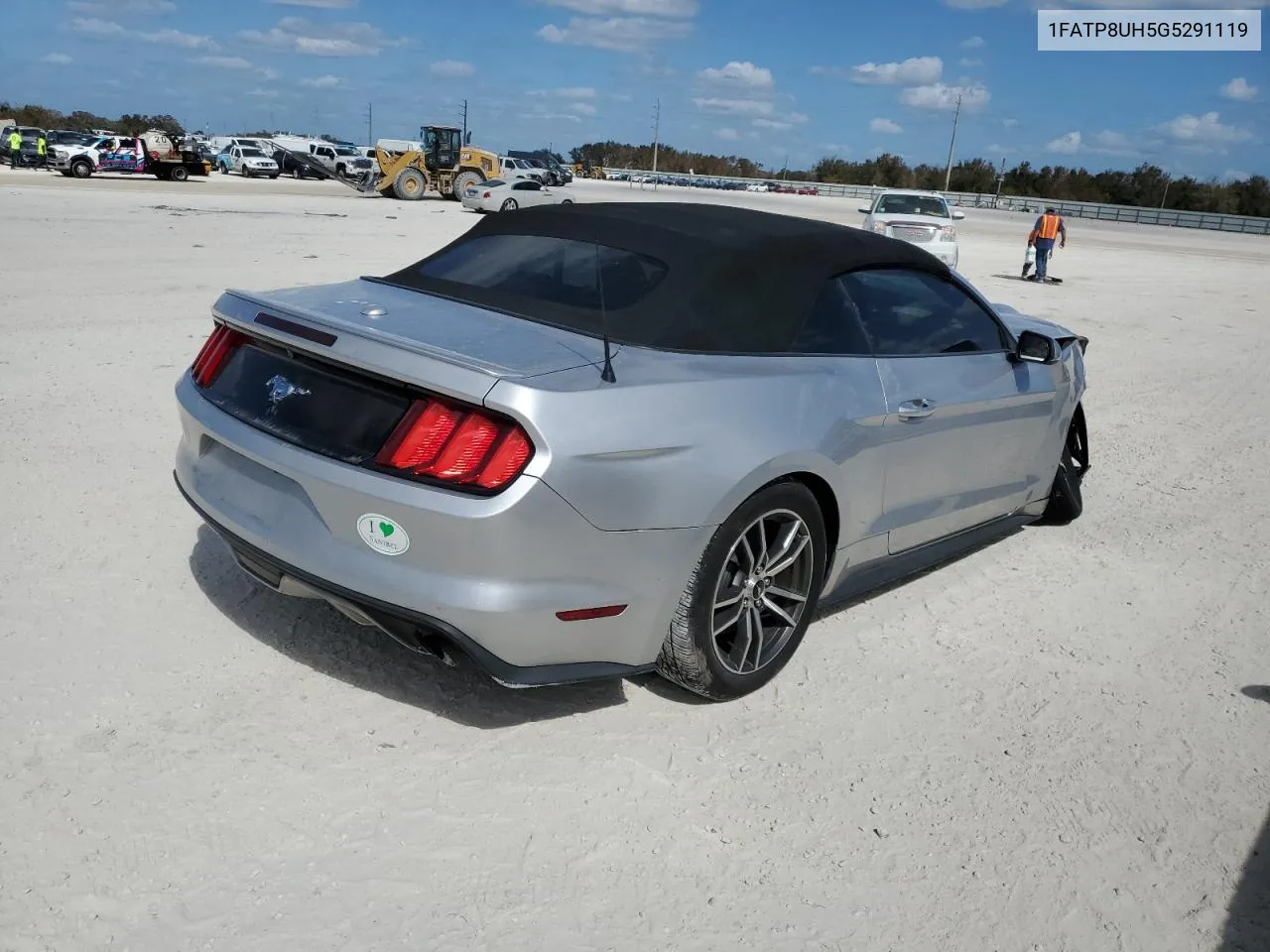 2016 Ford Mustang VIN: 1FATP8UH5G5291119 Lot: 77413874