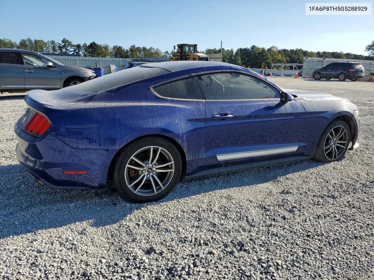 2016 Ford Mustang VIN: 1FA6P8TH5G5288929 Lot: 77451534