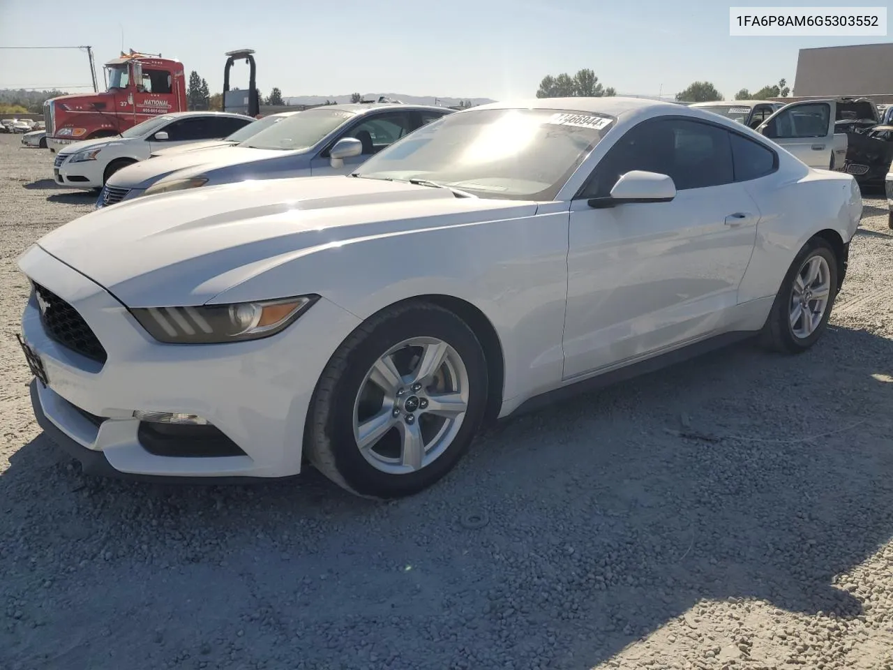 2016 Ford Mustang VIN: 1FA6P8AM6G5303552 Lot: 77466944