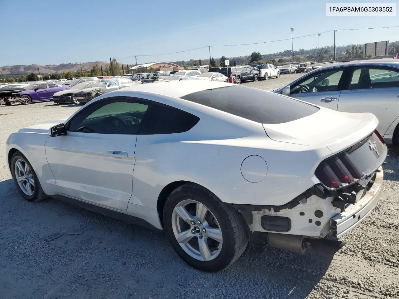 2016 Ford Mustang VIN: 1FA6P8AM6G5303552 Lot: 77466944