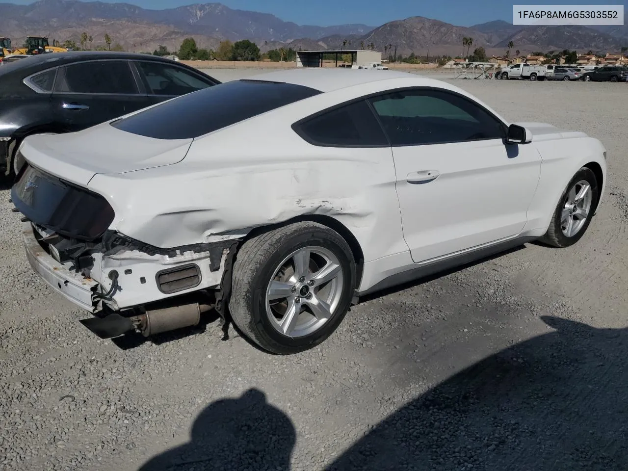 2016 Ford Mustang VIN: 1FA6P8AM6G5303552 Lot: 77466944