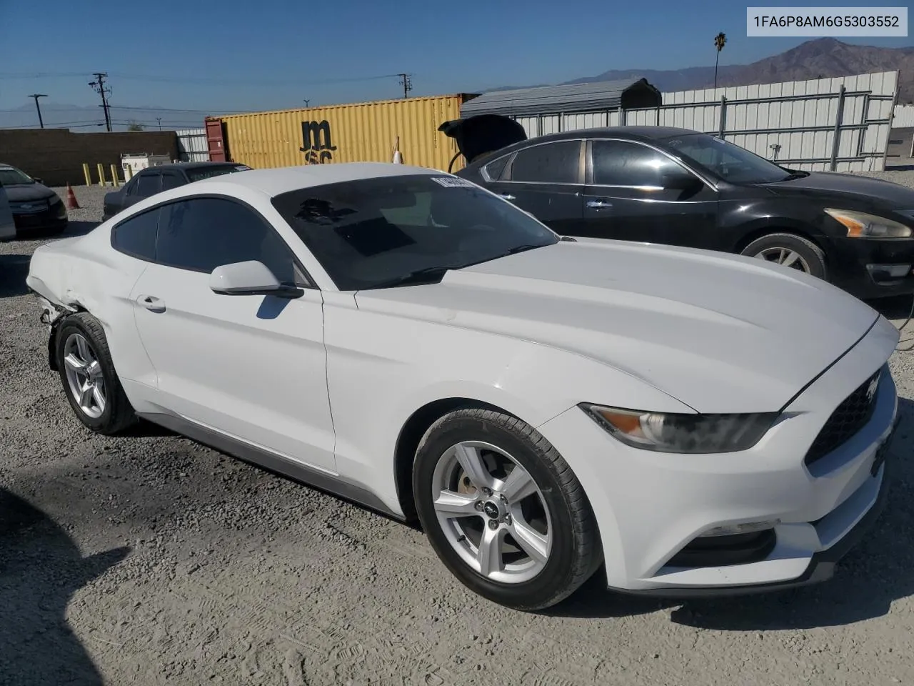 2016 Ford Mustang VIN: 1FA6P8AM6G5303552 Lot: 77466944