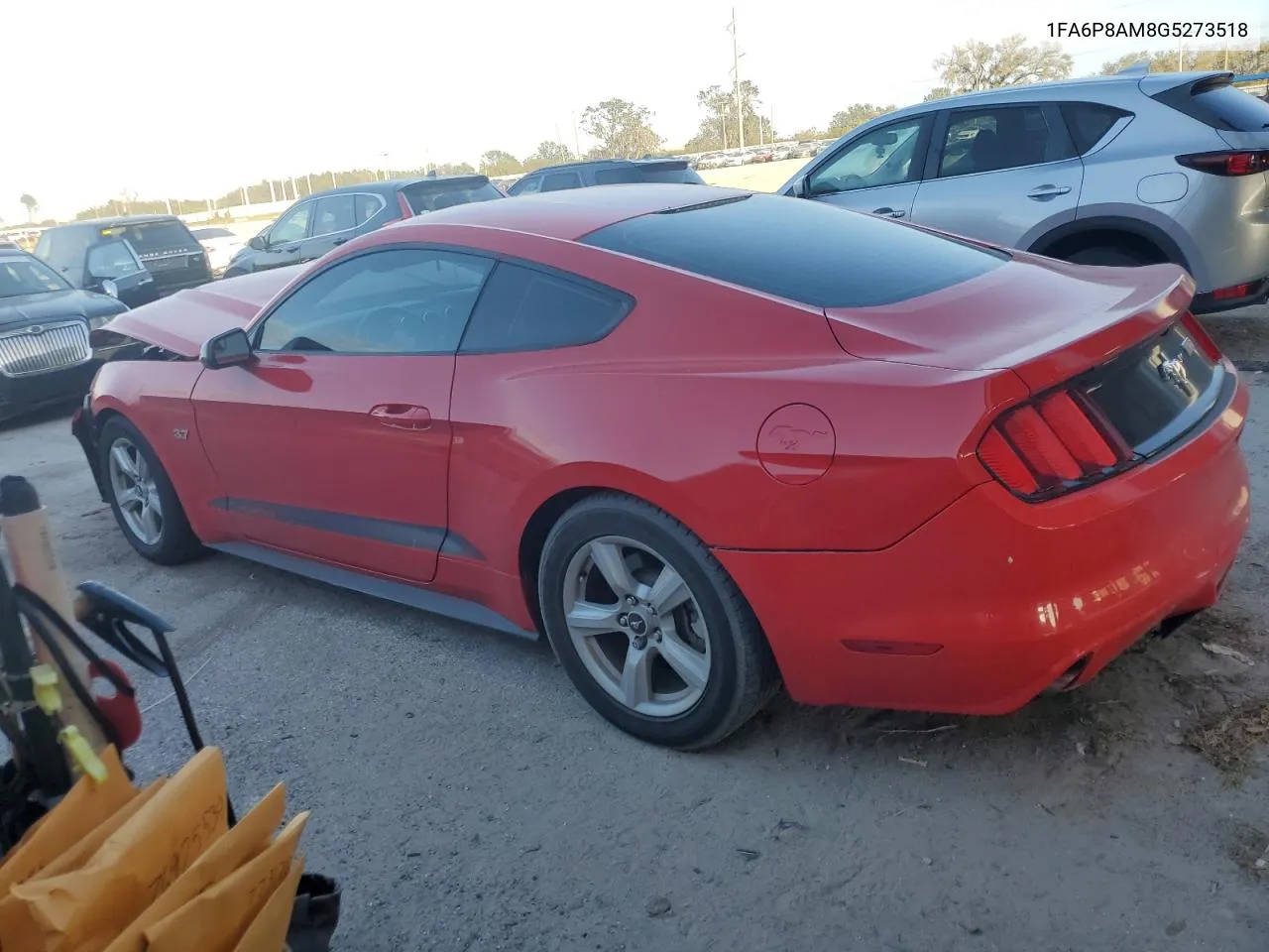 2016 Ford Mustang VIN: 1FA6P8AM8G5273518 Lot: 77531724