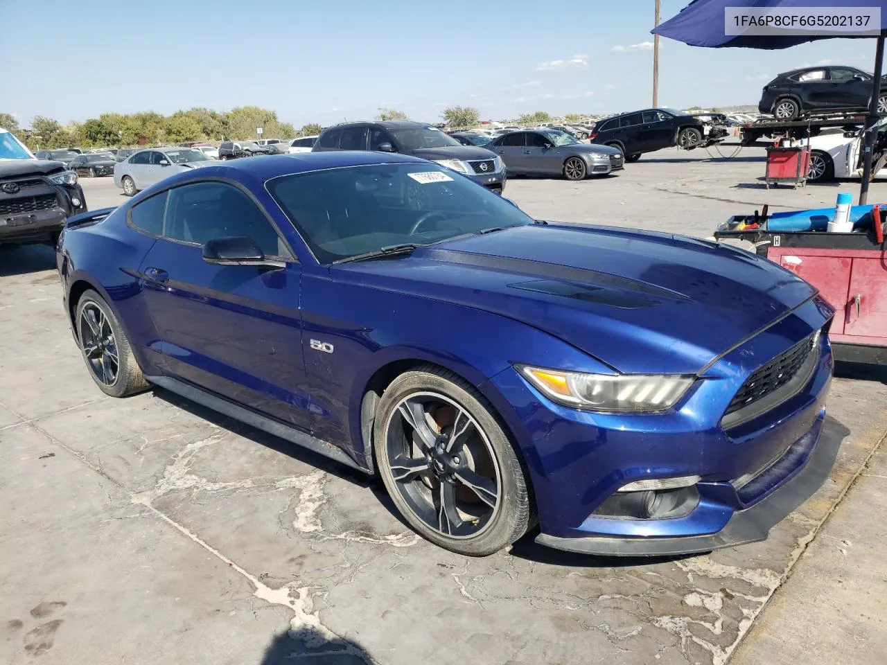 2016 Ford Mustang Gt VIN: 1FA6P8CF6G5202137 Lot: 77680784