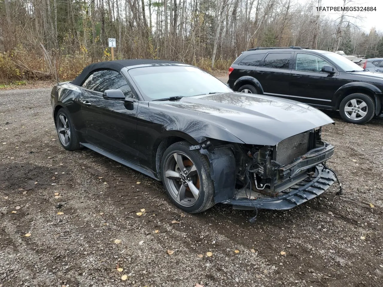 2016 Ford Mustang VIN: 1FATP8EM8G5324884 Lot: 78040334