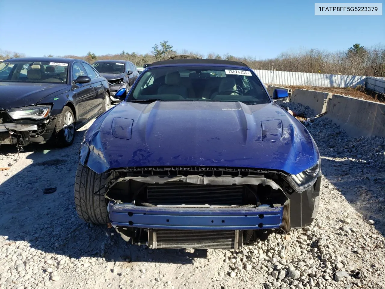 1FATP8FF5G5223379 2016 Ford Mustang Gt