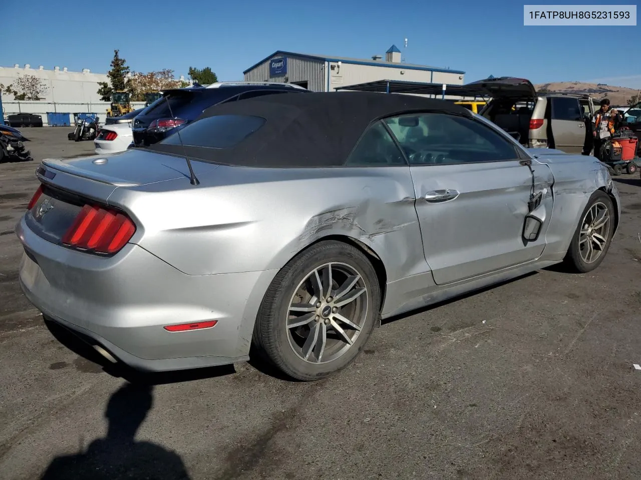 2016 Ford Mustang VIN: 1FATP8UH8G5231593 Lot: 78598484