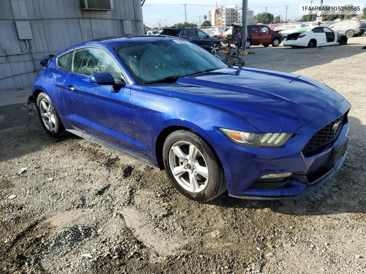 2016 Ford Mustang VIN: 1FA6P8AM9G5290585 Lot: 78658474