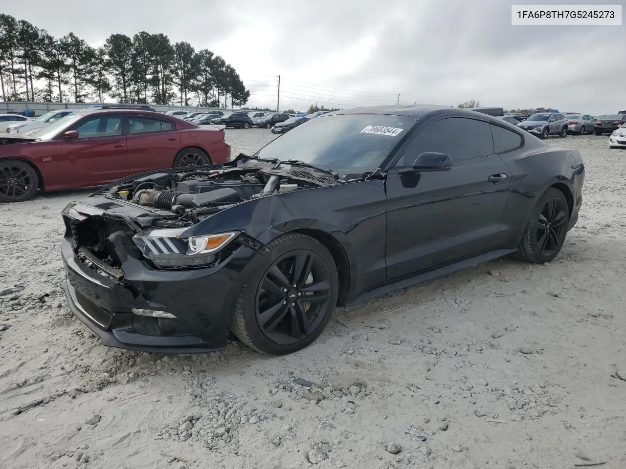 2016 Ford Mustang VIN: 1FA6P8TH7G5245273 Lot: 78683544