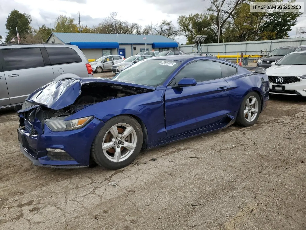 2016 Ford Mustang VIN: 1FA6P8AM6G5252263 Lot: 78697854