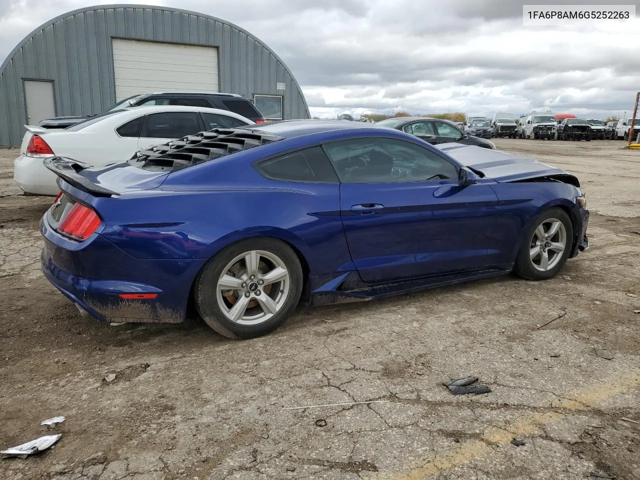 2016 Ford Mustang VIN: 1FA6P8AM6G5252263 Lot: 78697854