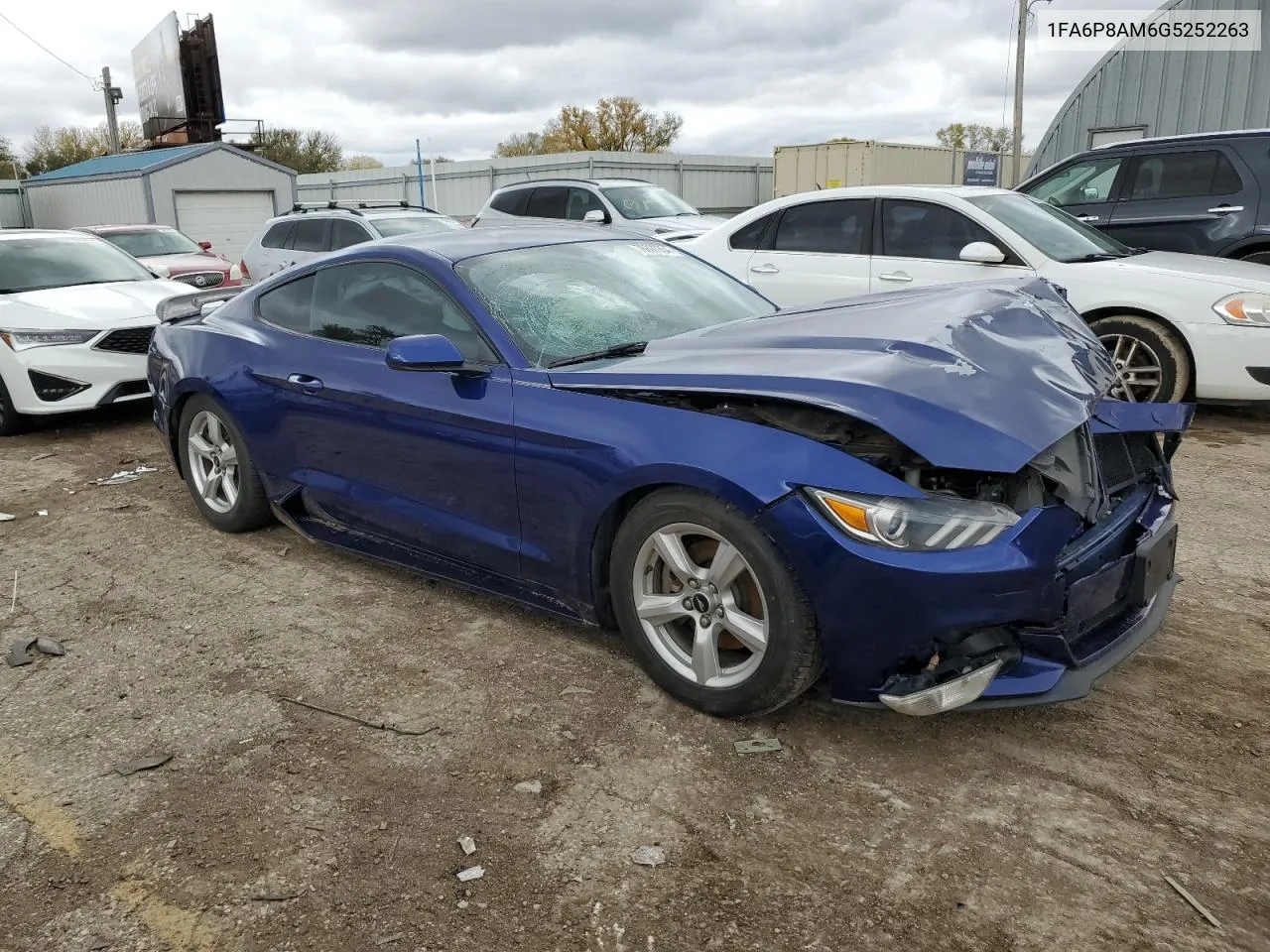 2016 Ford Mustang VIN: 1FA6P8AM6G5252263 Lot: 78697854