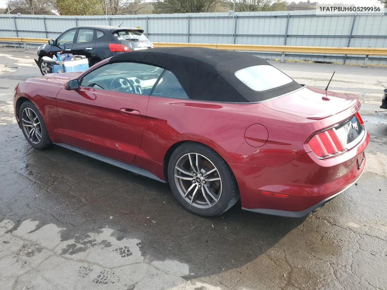 2016 Ford Mustang VIN: 1FATP8UH6G5299956 Lot: 78739744