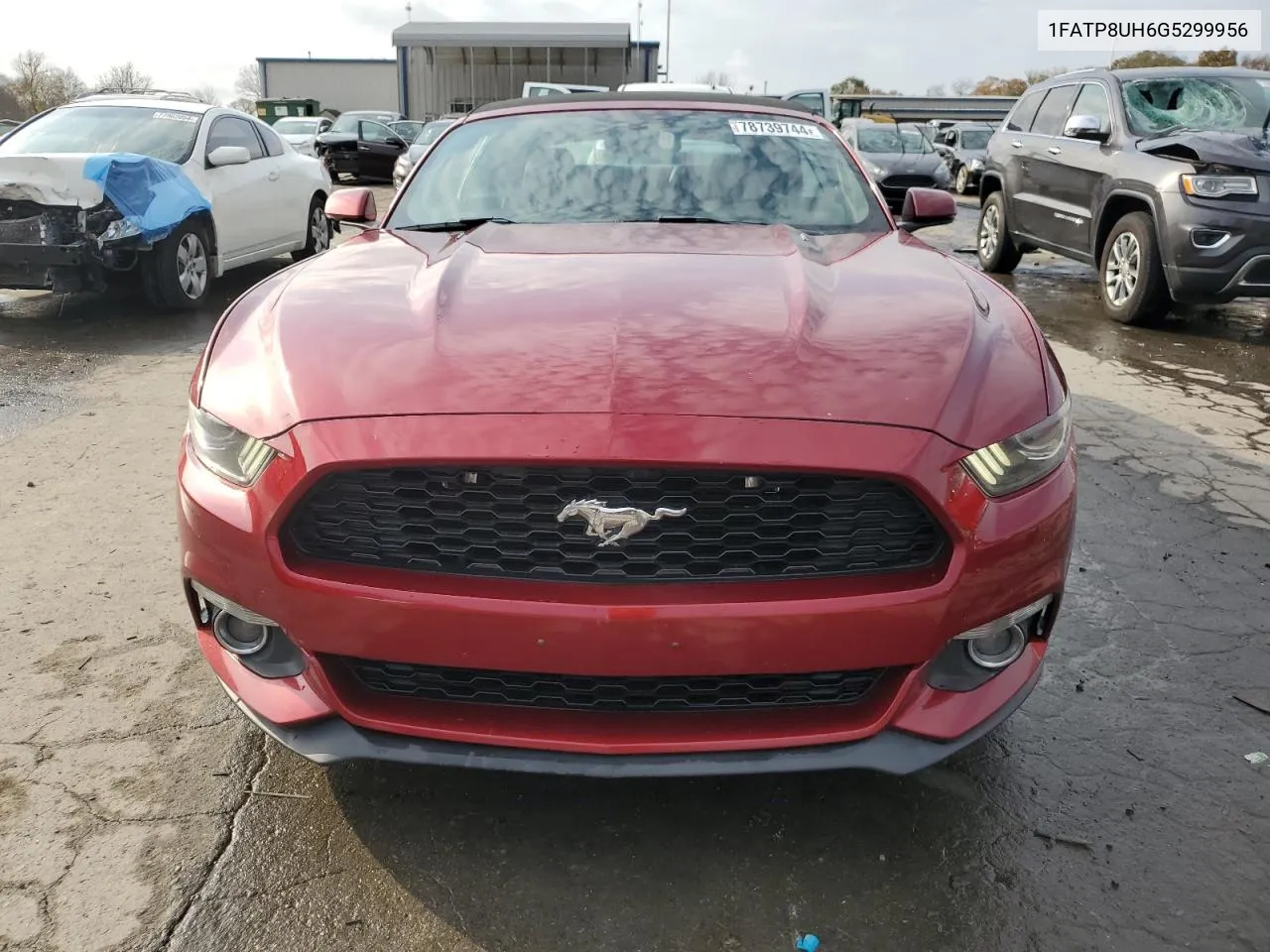 2016 Ford Mustang VIN: 1FATP8UH6G5299956 Lot: 78739744