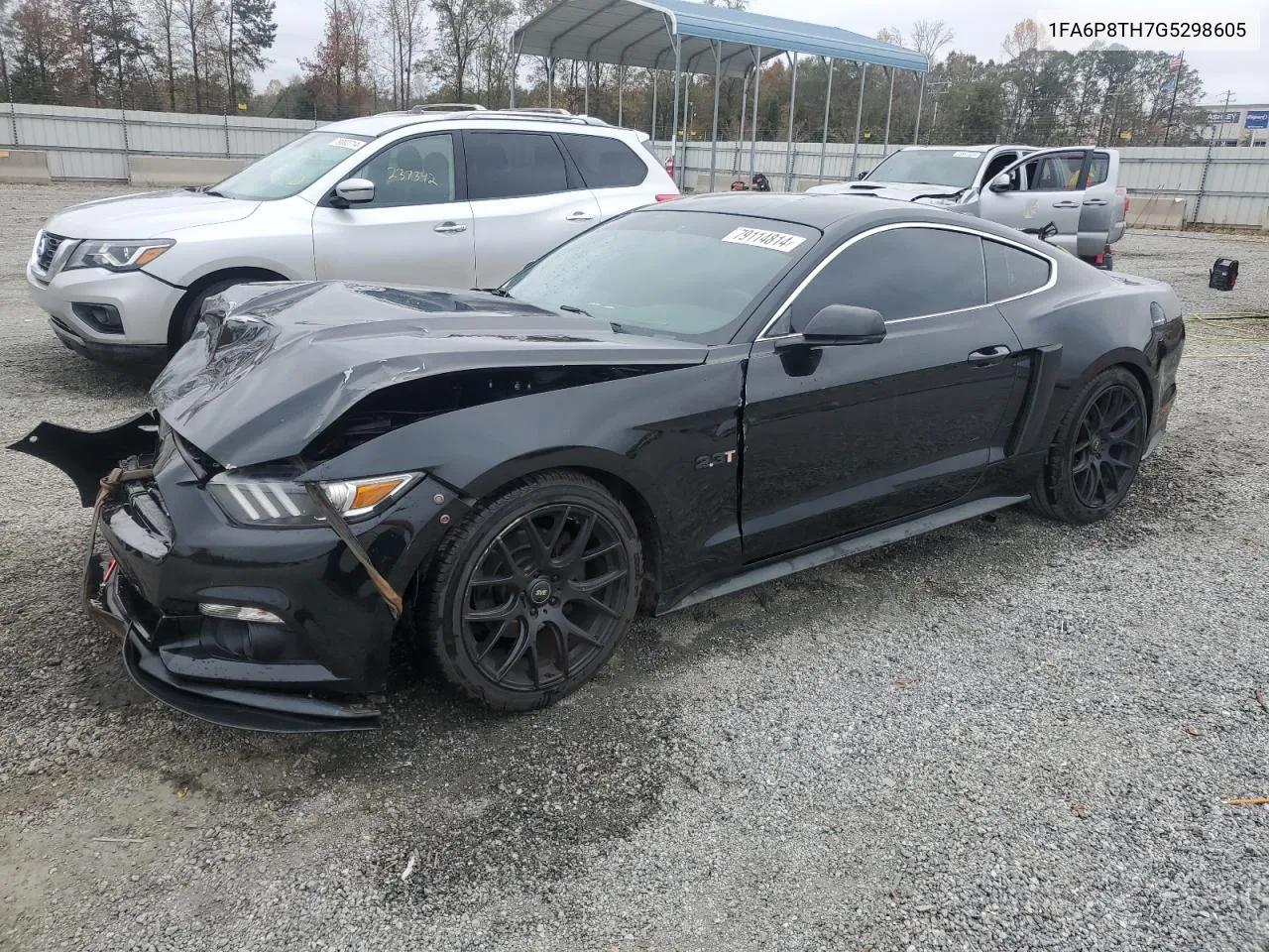 2016 Ford Mustang VIN: 1FA6P8TH7G5298605 Lot: 79114814