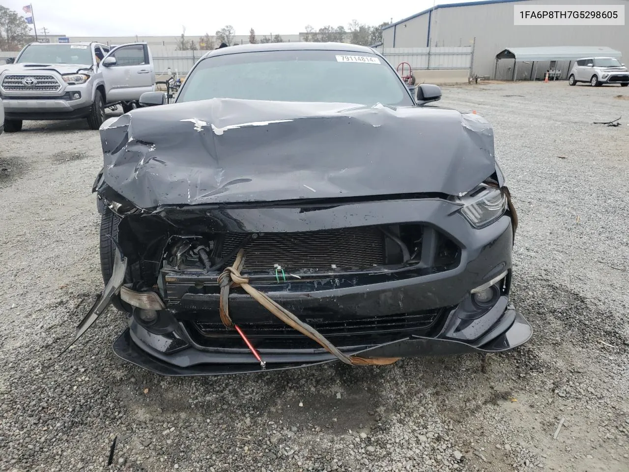 2016 Ford Mustang VIN: 1FA6P8TH7G5298605 Lot: 79114814