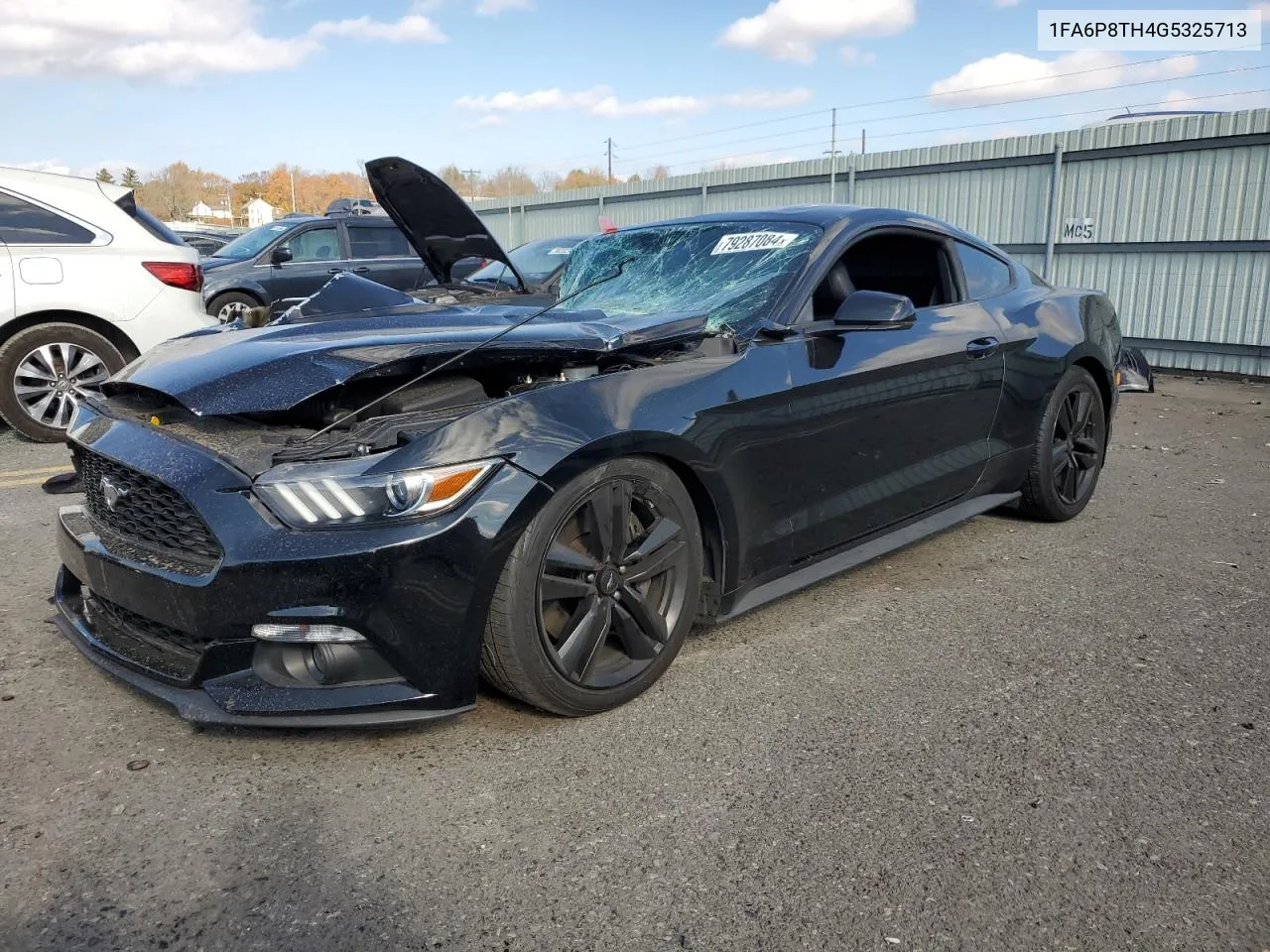 2016 Ford Mustang VIN: 1FA6P8TH4G5325713 Lot: 79287084