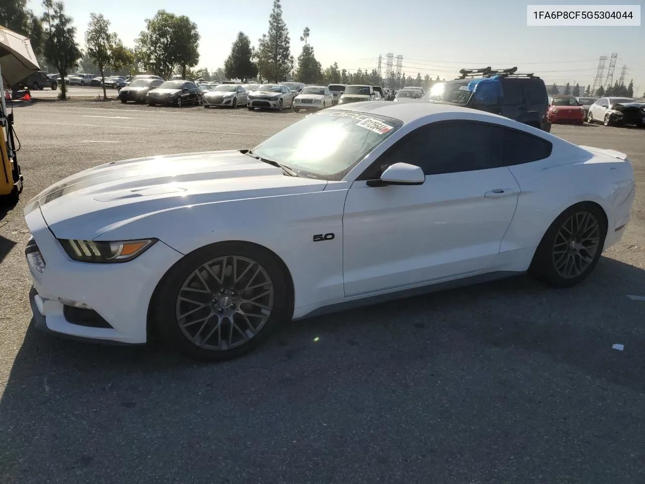 2016 Ford Mustang Gt VIN: 1FA6P8CF5G5304044 Lot: 80125644