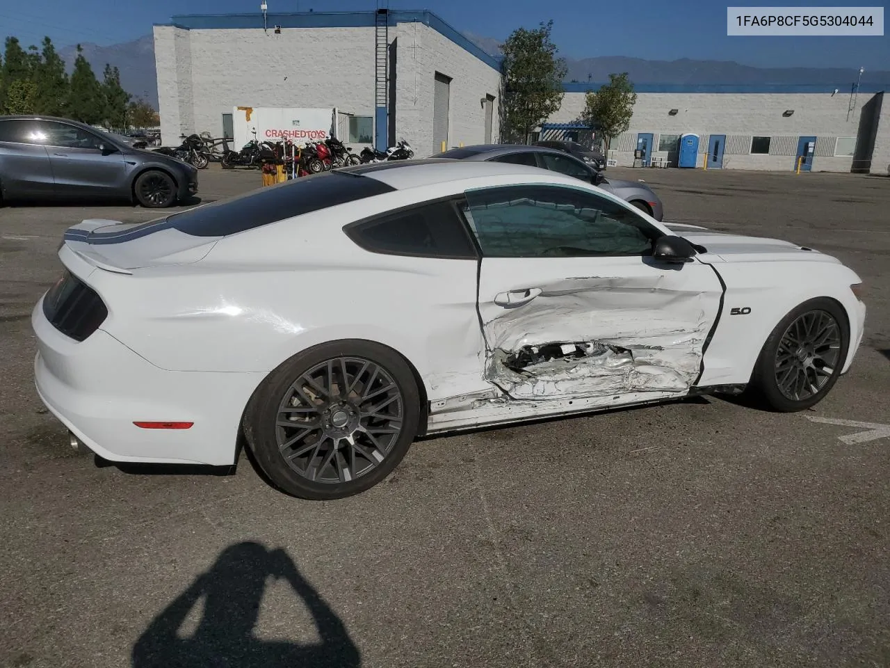 2016 Ford Mustang Gt VIN: 1FA6P8CF5G5304044 Lot: 80125644