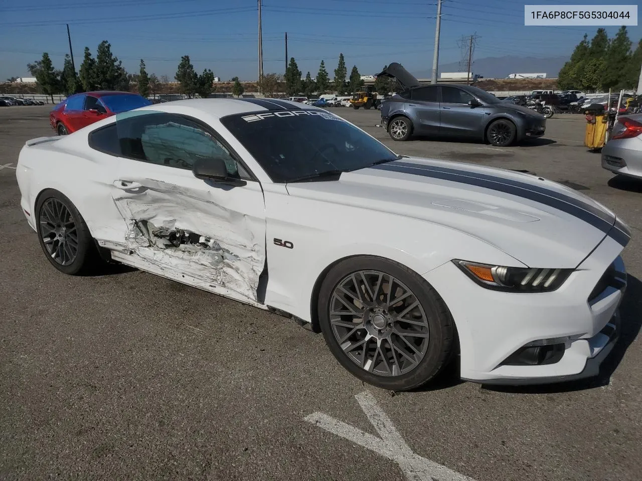 2016 Ford Mustang Gt VIN: 1FA6P8CF5G5304044 Lot: 80125644