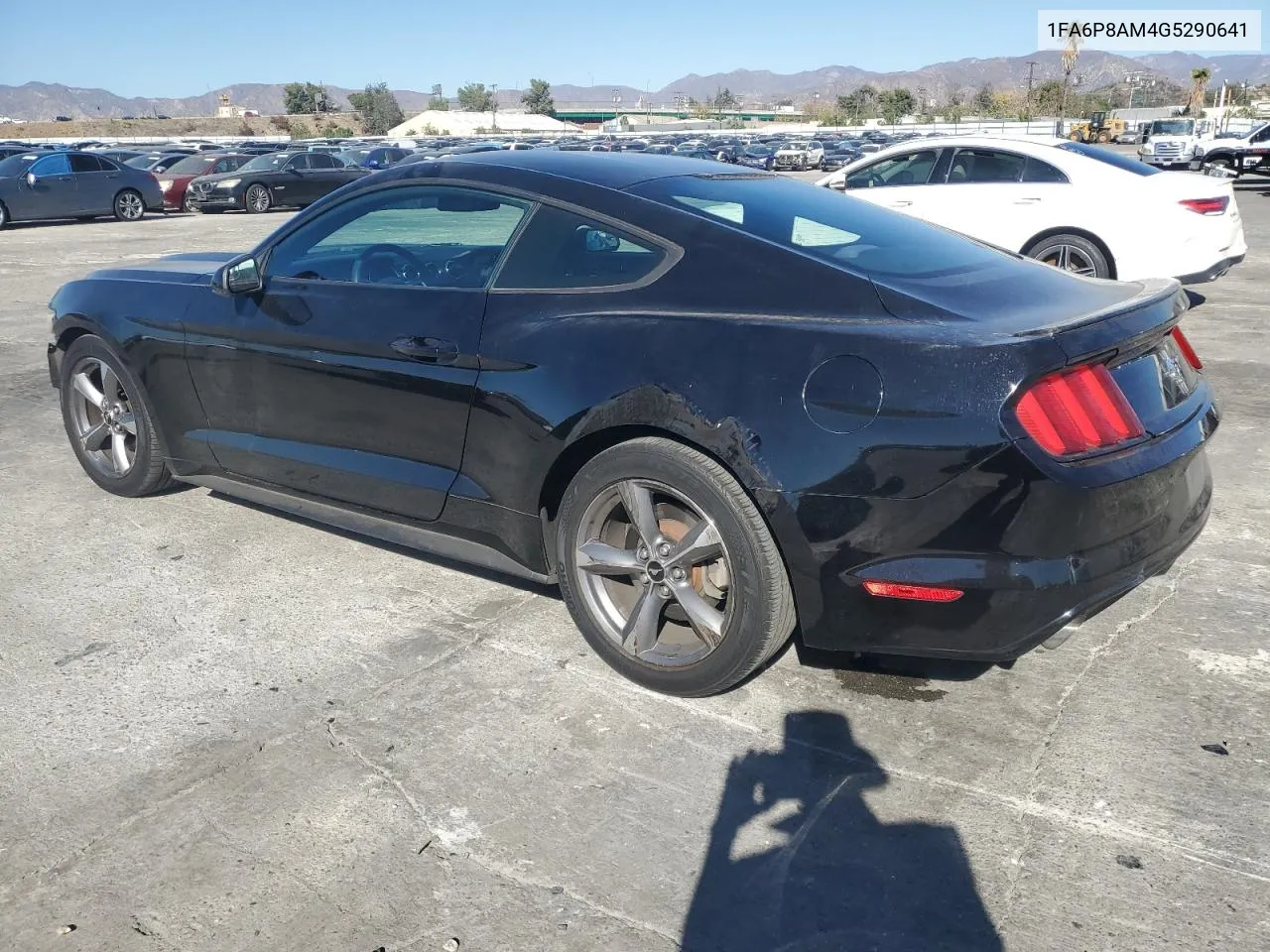 2016 Ford Mustang VIN: 1FA6P8AM4G5290641 Lot: 80156544