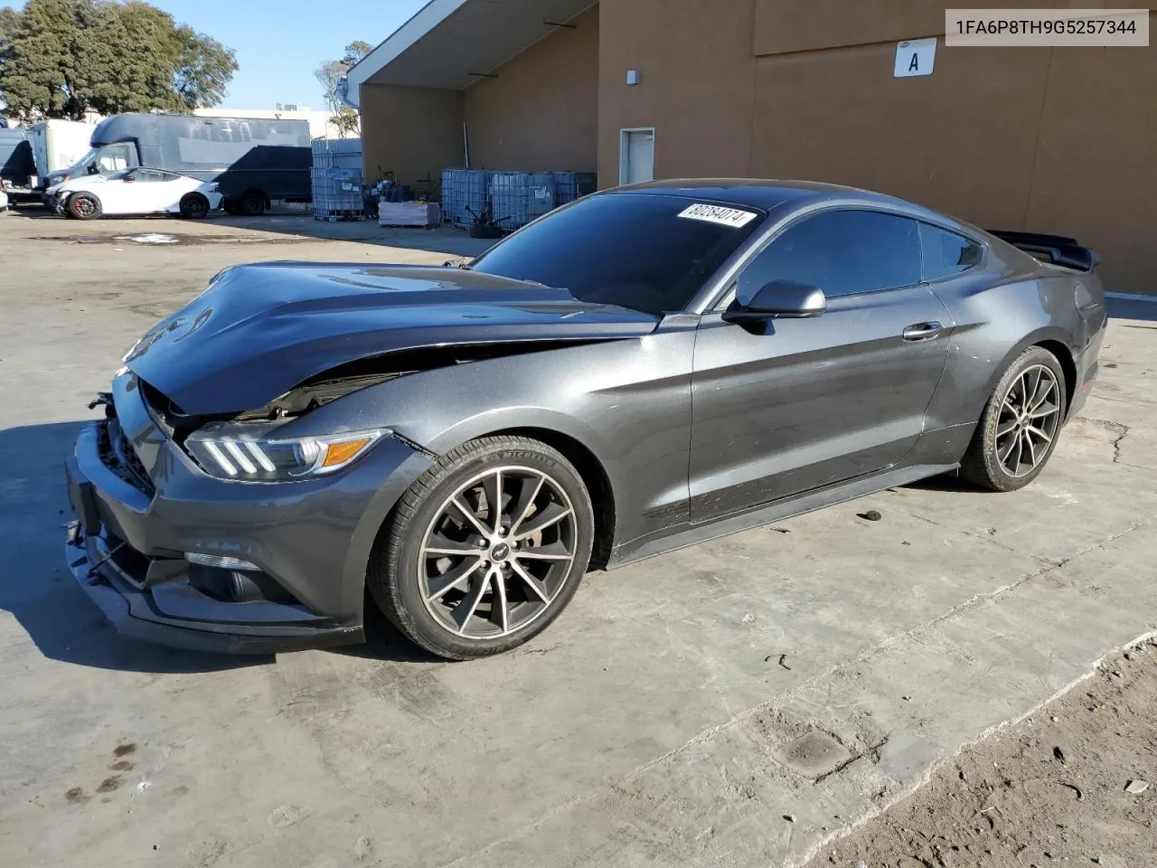 2016 Ford Mustang VIN: 1FA6P8TH9G5257344 Lot: 80284074