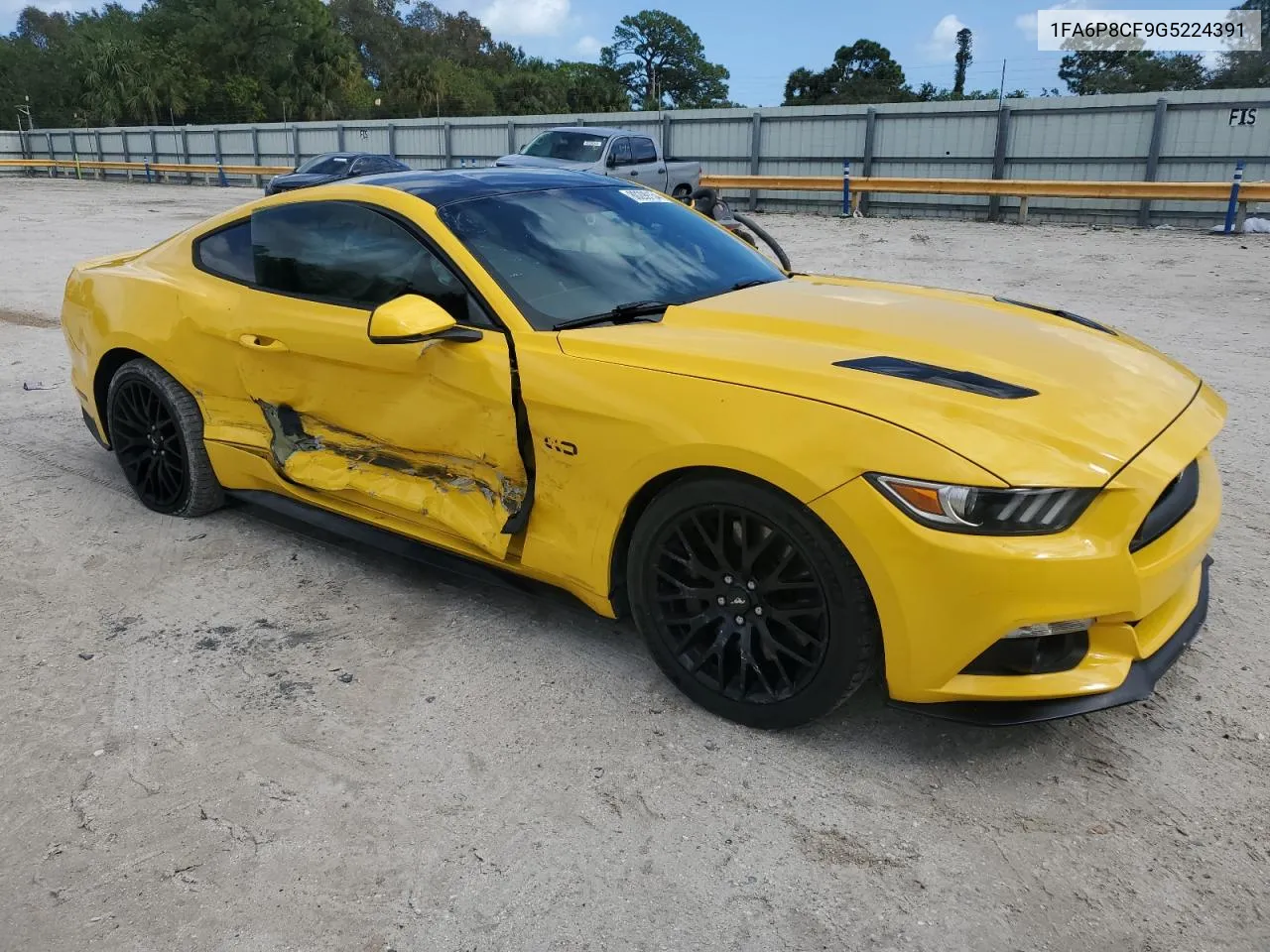 2016 Ford Mustang Gt VIN: 1FA6P8CF9G5224391 Lot: 80299154