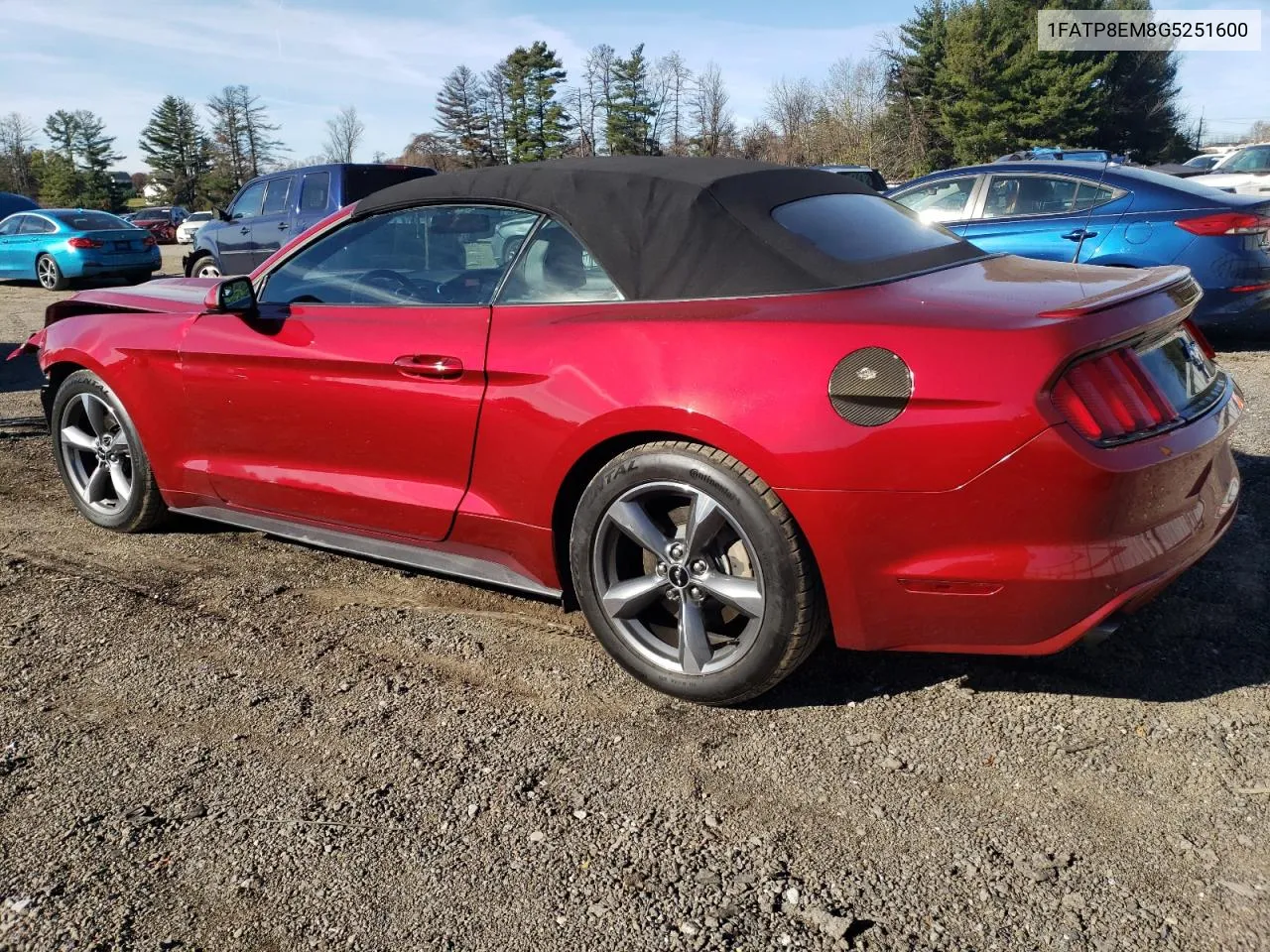 2016 Ford Mustang VIN: 1FATP8EM8G5251600 Lot: 80391784