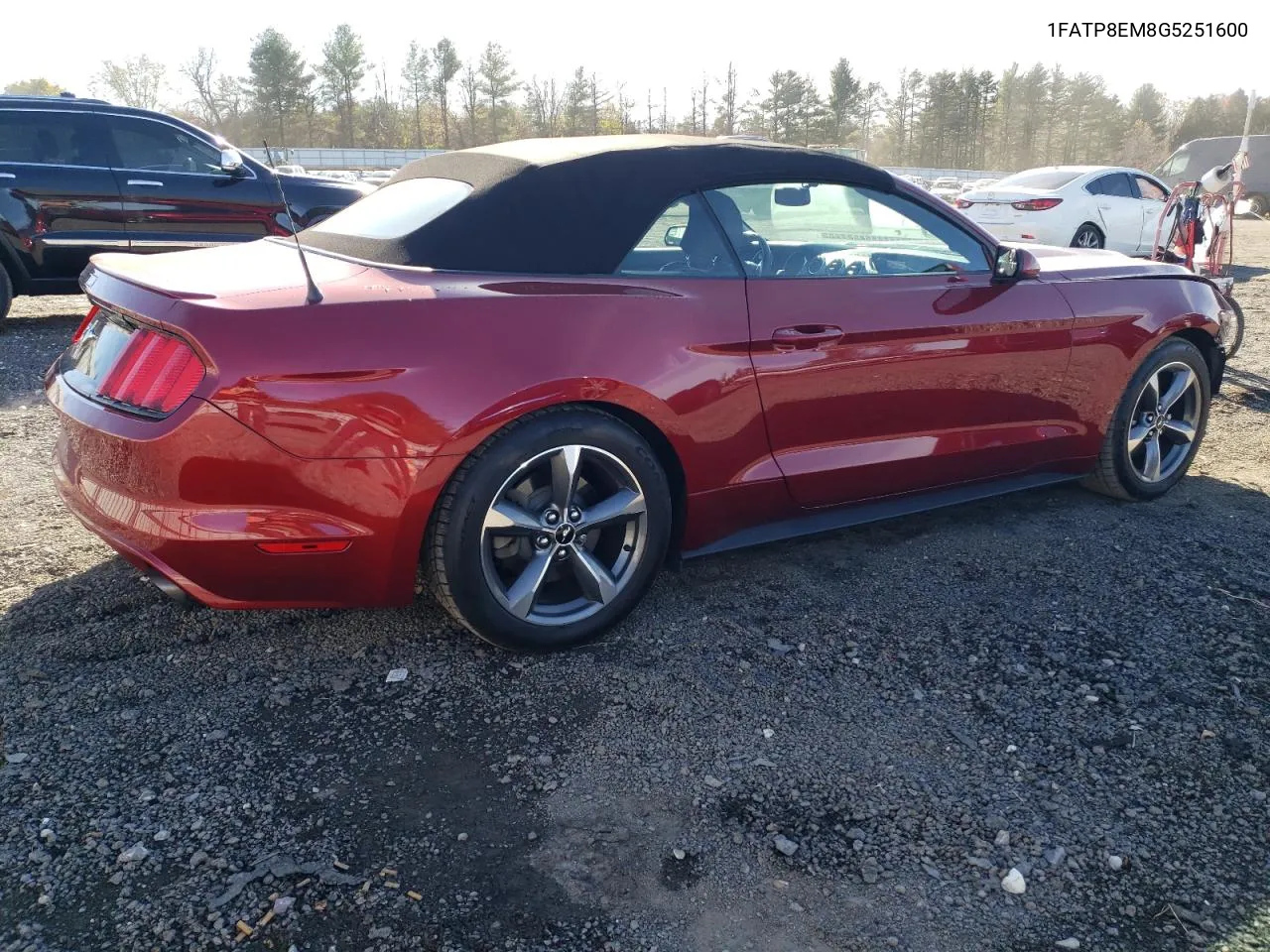 2016 Ford Mustang VIN: 1FATP8EM8G5251600 Lot: 80391784