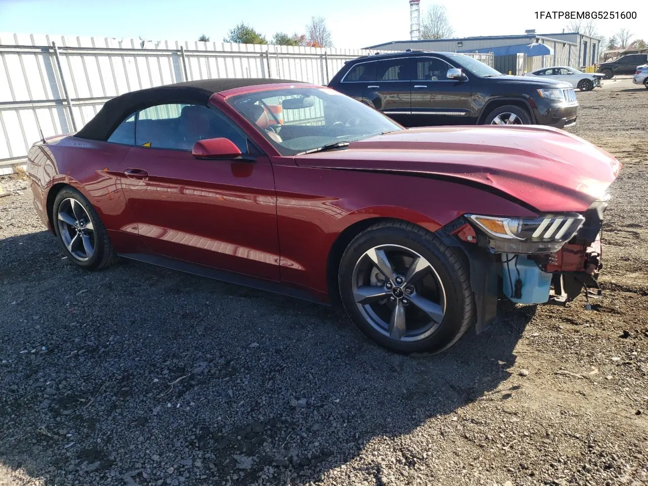 2016 Ford Mustang VIN: 1FATP8EM8G5251600 Lot: 80391784