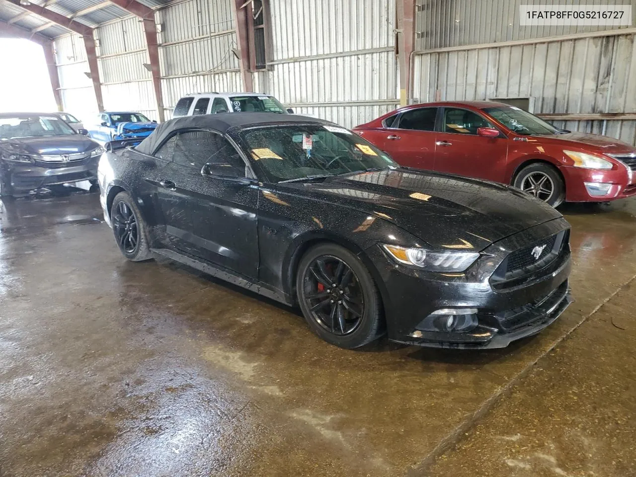 2016 Ford Mustang Gt VIN: 1FATP8FF0G5216727 Lot: 80497454