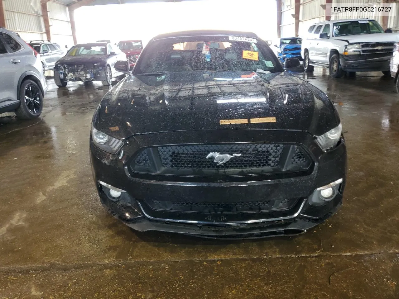 2016 Ford Mustang Gt VIN: 1FATP8FF0G5216727 Lot: 80497454