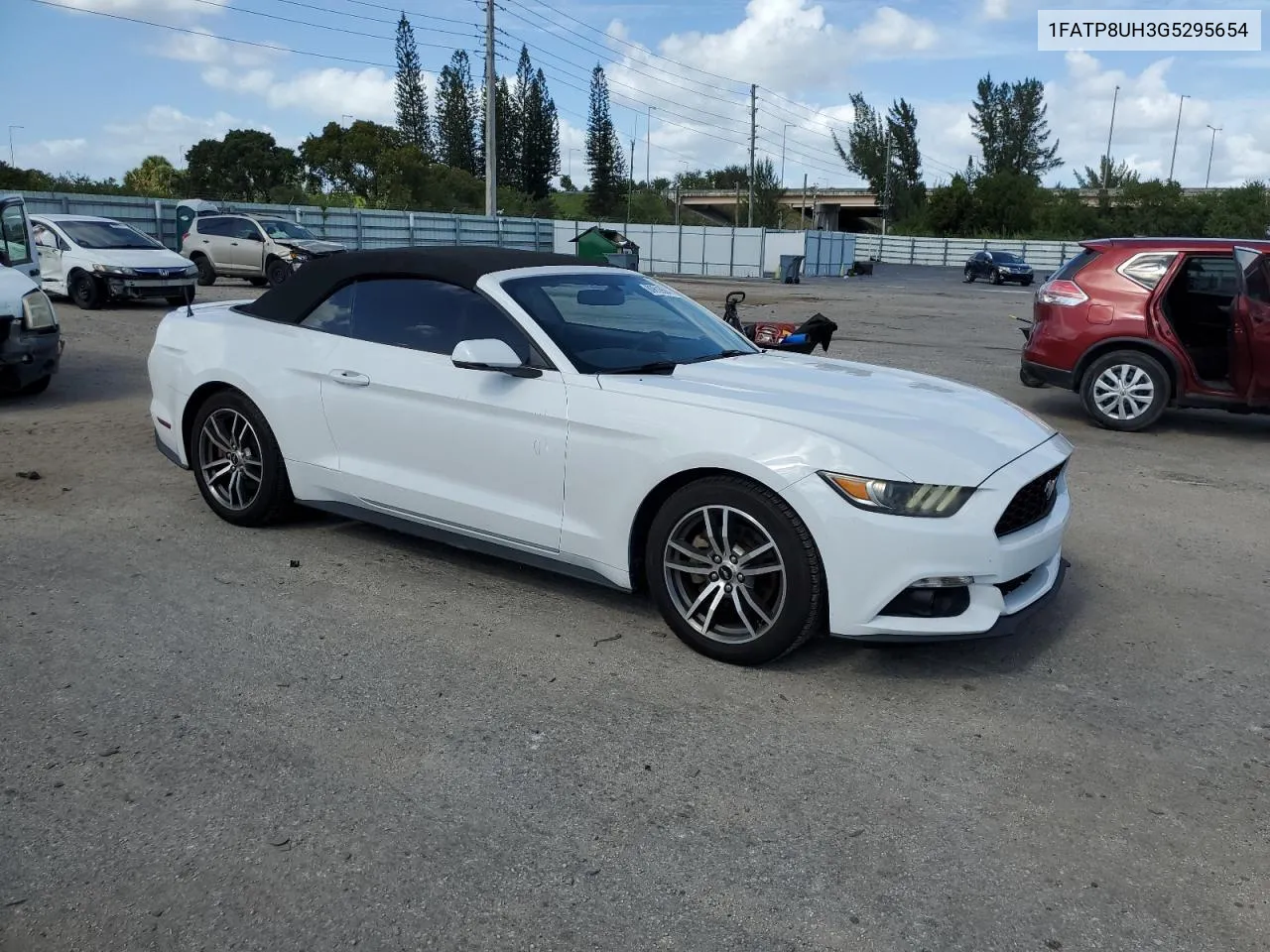 2016 Ford Mustang VIN: 1FATP8UH3G5295654 Lot: 80616504