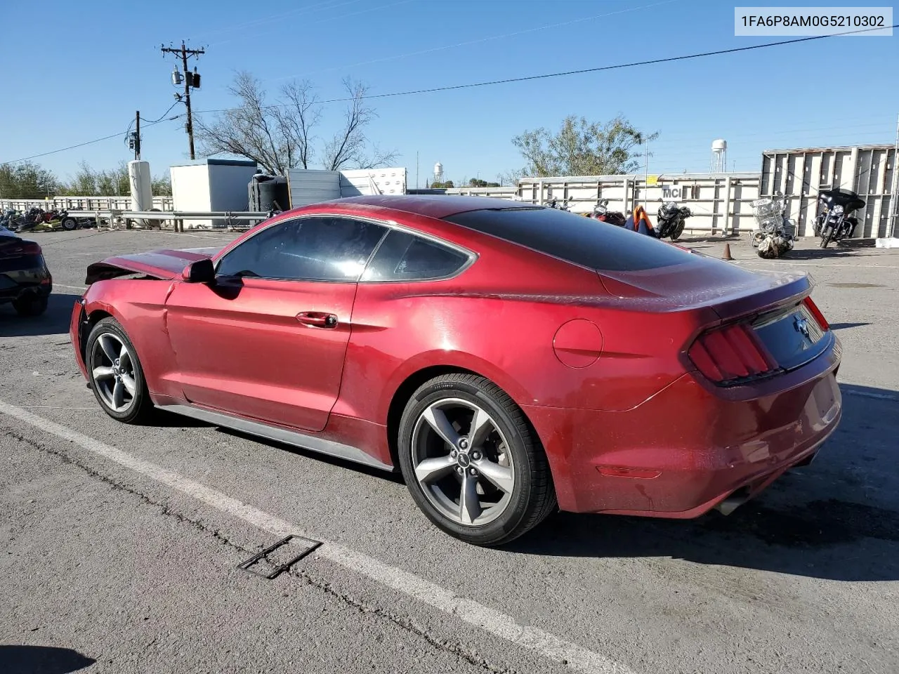 2016 Ford Mustang VIN: 1FA6P8AM0G5210302 Lot: 80761234