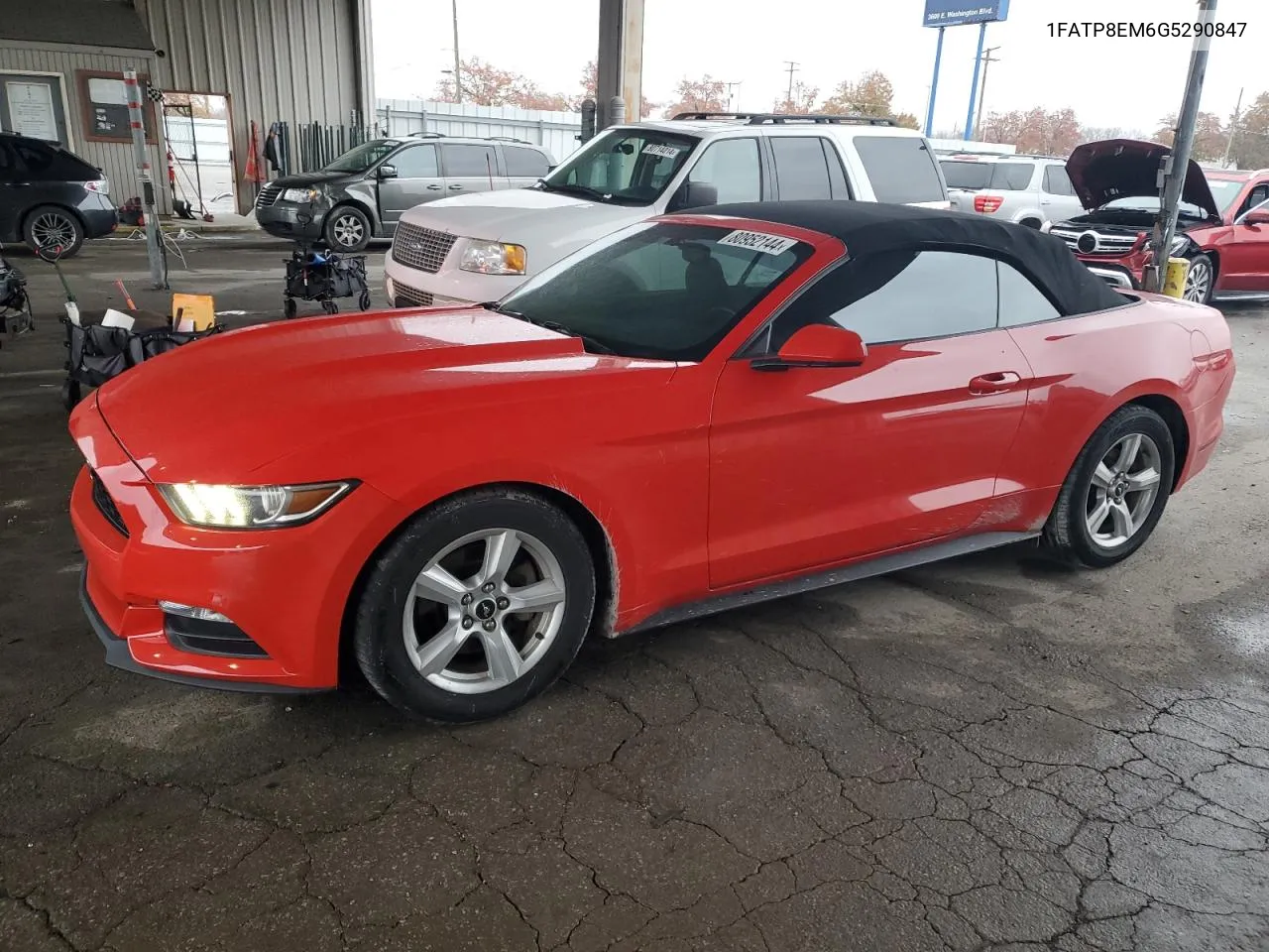 2016 Ford Mustang VIN: 1FATP8EM6G5290847 Lot: 80952144