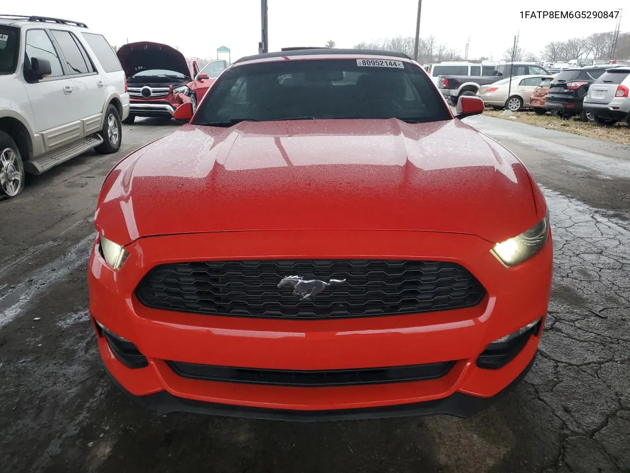 2016 Ford Mustang VIN: 1FATP8EM6G5290847 Lot: 80952144