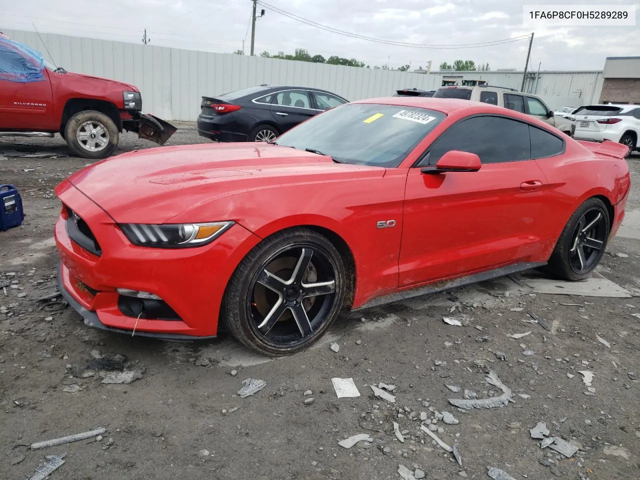 2017 Ford Mustang Gt VIN: 1FA6P8CF0H5289289 Lot: 49782324