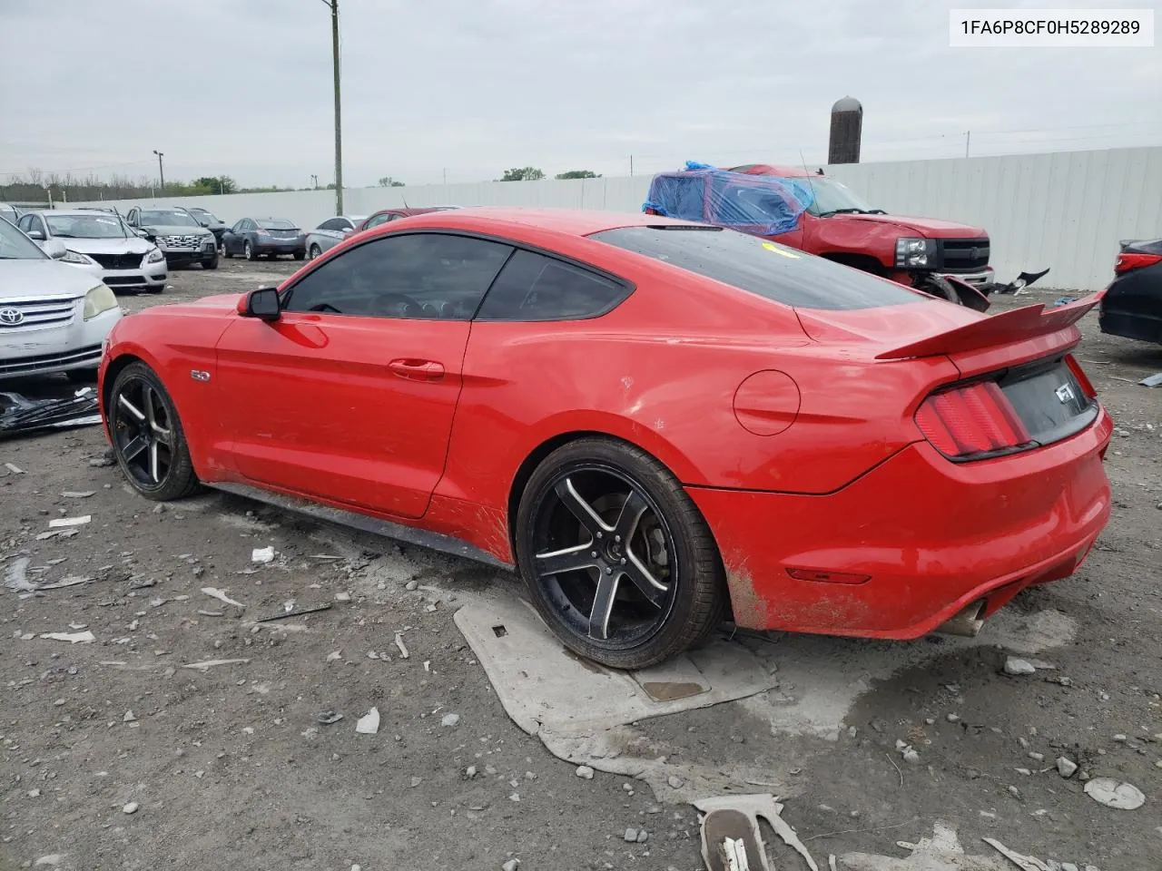 2017 Ford Mustang Gt VIN: 1FA6P8CF0H5289289 Lot: 49782324