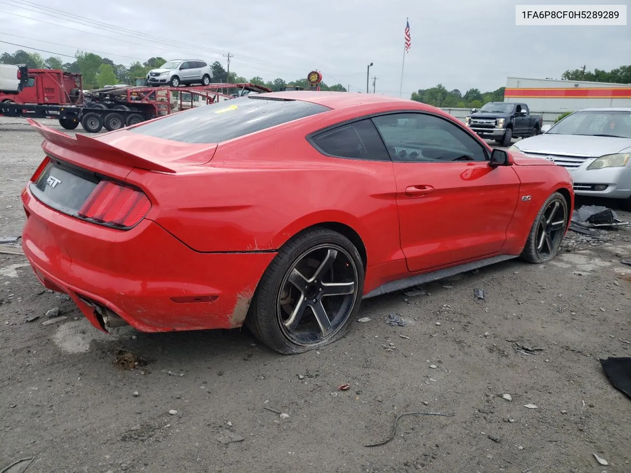 2017 Ford Mustang Gt VIN: 1FA6P8CF0H5289289 Lot: 49782324