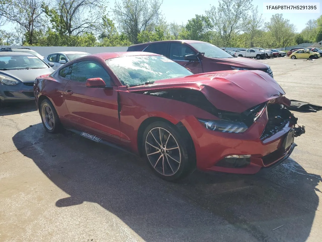 2017 Ford Mustang VIN: 1FA6P8TH7H5291395 Lot: 51650574