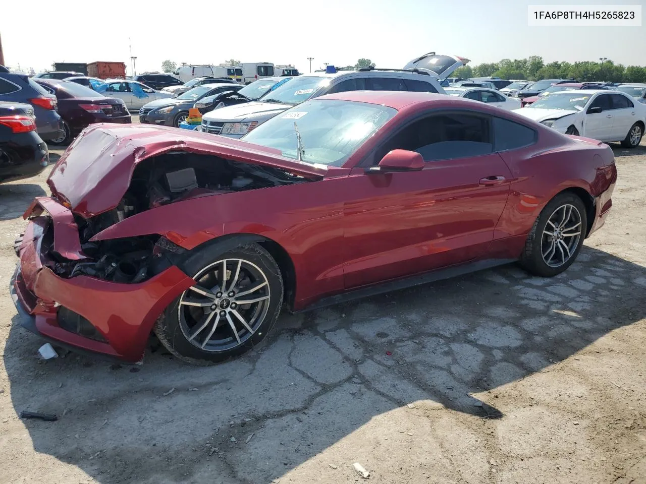 2017 Ford Mustang VIN: 1FA6P8TH4H5265823 Lot: 55145954